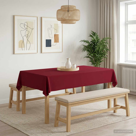 Vidaxl tafelkleed rechthoekig wijnrood 110 x 160 cm