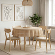 Vidaxl tafelkleed rond beige ø 140 cm