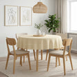 Vidaxl tafelkleed rond crèmewit ø 140 cm