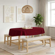 Vidaxl tafelkleed ovaal wijnrood 130 x 180 cm