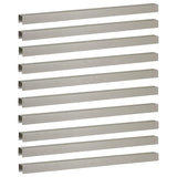 Vidaxl afdekprofiel voor tuinafboording 10 st 100 x 6 x 5 cm