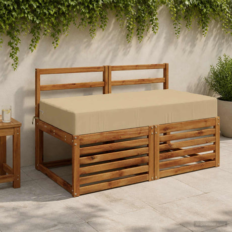 Vidaxl zitkussen soest 100% polyester beige 120 x 80 x 15 cm