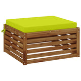 Vidaxl 1-piece zitkussen soest 100% polyester helder groen