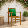 Vidaxl 4-delige rugkussens putten 4 pcs 100% polyester groen
