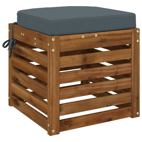 Vidaxl 1-delig zitkussen soest 100% polyester blauw 40 x 40 x 7 cm