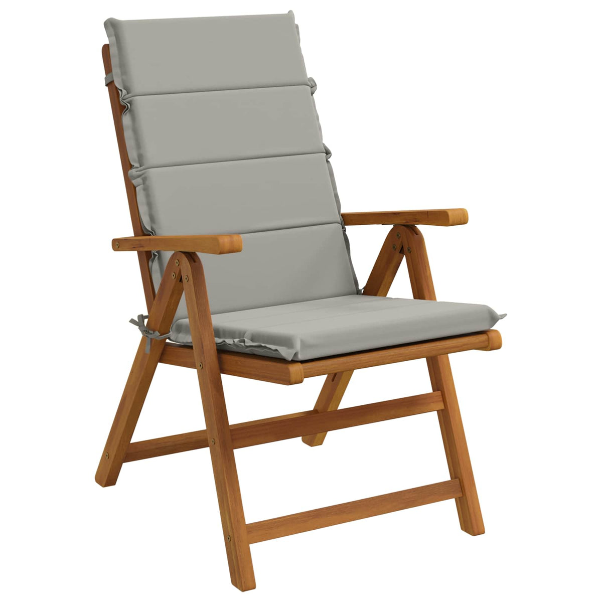 Vidaxl 2-delige hoog rug bhair kussens gemert 100% polyester grijs