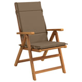 Vidaxl 2-delige hoogrug kussen gemert 2 pcs 100% polyester taupe