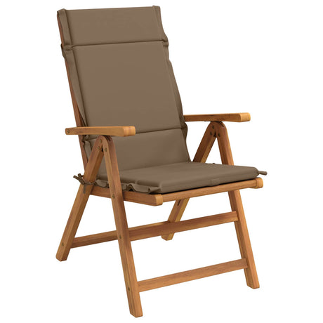 Vidaxl 2-delige hoogrug kussen gemert 2 pcs 100% polyester taupe