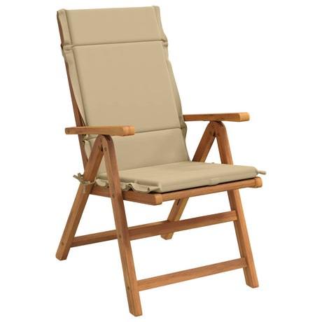 Vidaxl 2-delige hoogrug kussen gemert 2 pcs 100% polyester beige
