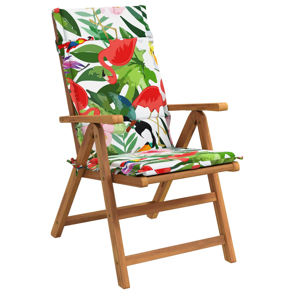 Vidaxl 6-delige hoogrug kussen gemert 6 st 100% polyester meerkleurig