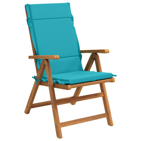 Vidaxl 4-delige hoogrug kussen gemert 4 pcs 100% polyester turquoise