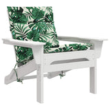 Vidaxl 2-delige hoogrug kussen gemert 2 pcs 100% polyester bladpatroon