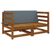 Vidaxl rugkussen soest 100% polyester blauw 120 x 20 x 40 cm