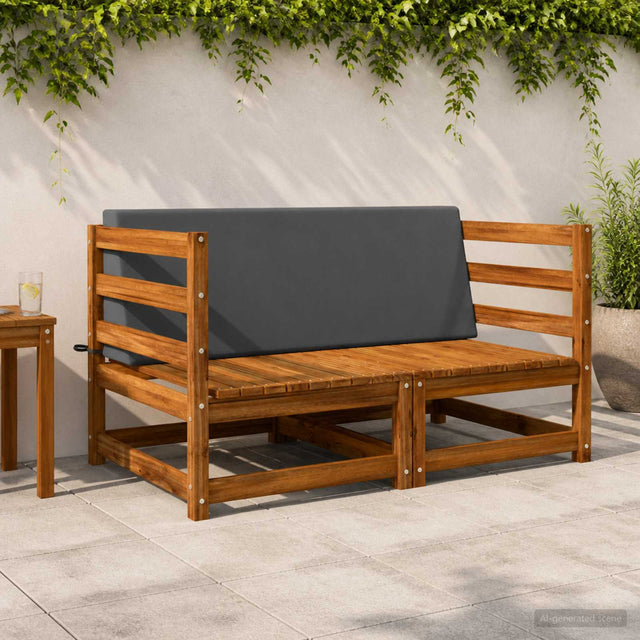 Vidaxl rugkussen soest 100% polyester antraciet 120 x 20 x 40 cm
