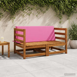 Vidaxl rugkussen soest 100% polyester roze 120 x 20 x 40 cm