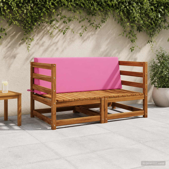 Vidaxl rugkussen soest 100% polyester roze 120 x 20 x 40 cm
