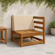 Vidaxl rugkussen soest 100% polyester crèmekleurig 60 x 20 x 40 cm