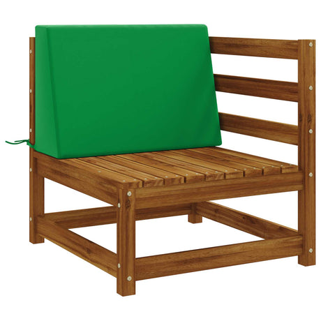Vidaxl rugkussen soest 100% polyester groen 60 x 20 x 40 cm