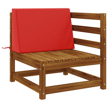 Vidaxl rugkussen soest 100% polyester rood 60 x 20 x 40 cm