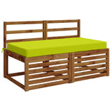 Vidaxl zitkussen soest 100% polyester helder groen 120 x 80 x 10 cm
