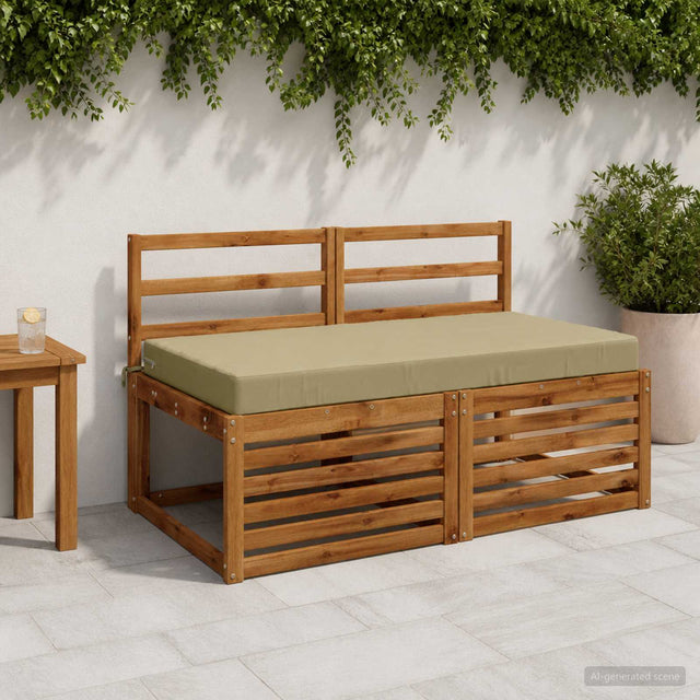 Vidaxl zitkussen soest 100% polyester lichtgroen 120 x 80 x 10 cm