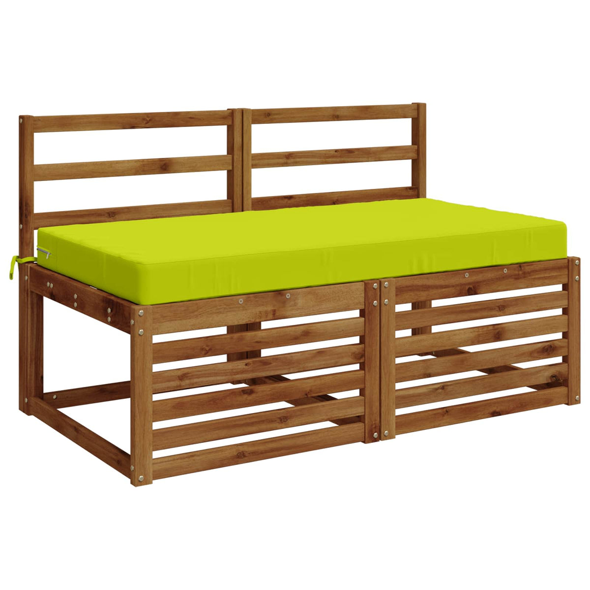 Vidaxl zitkussen soest 100% polyester helder groen 120 x 60 x 10 cm