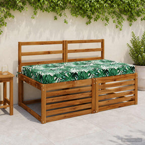 Vidaxl zitkussen soest 100% polyester bladpatroon 120 x 80 x 10 cm