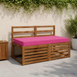 Vidaxl zitkussen soest 100% polyester roze 120 x 80 x 10 cm