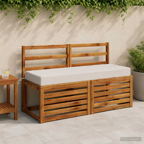 Vidaxl zitkussen soest 100% polyester wit 120 x 40 x 10 cm