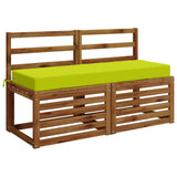 Vidaxl zitkussen soest 100% polyester helder groen 120 x 40 x 10 cm