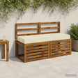 Vidaxl zitkussen soest 100% polyester crèmekleurig 120 x 40 x 10 cm