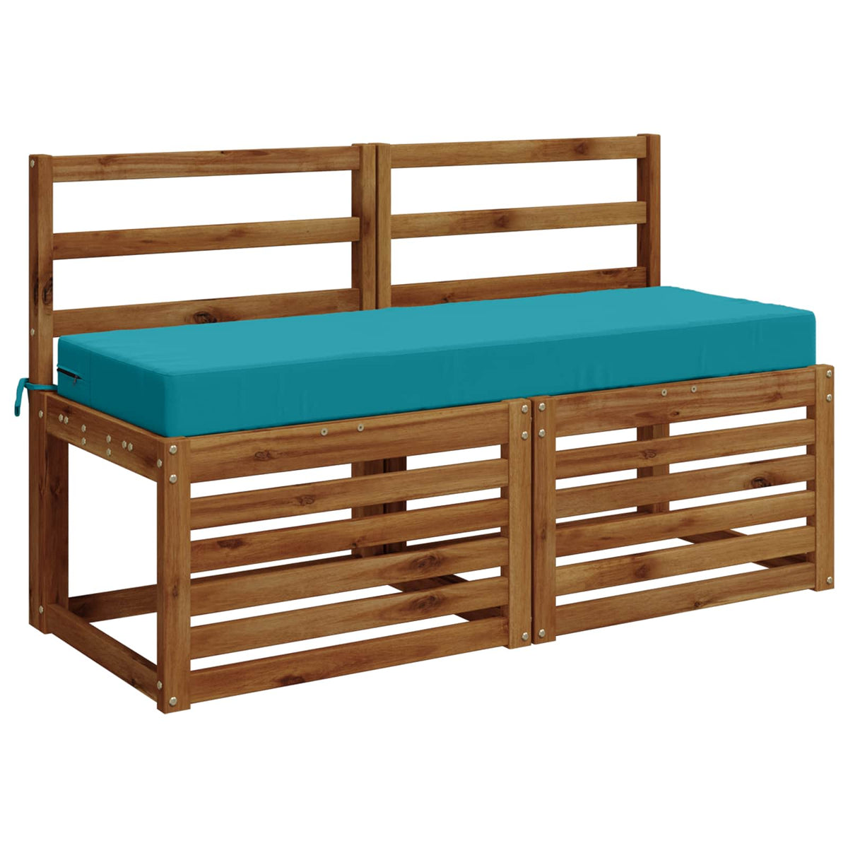 Vidaxl zitkussen soest 100% polyester turquoise 120 x 40 x 10 cm