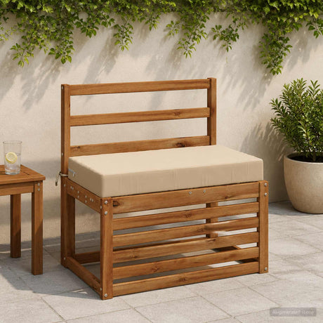 Vidaxl zitkussen soest 100% polyester beige 70 x 40 x 10 cm