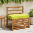 Vidaxl zitkussen soest 100% polyester helder groen 70 x 40 x 10 cm