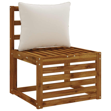 Vidaxl rugkussen putten 100% polyester wit 50 x 40 x 15 cm