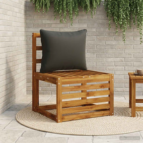 Vidaxl 1-delig rugkussen putten 100% polyester zwart 50 x 40 x 15 cm