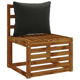 Vidaxl 1-delig rugkussen putten 100% polyester zwart 50 x 40 x 15 cm