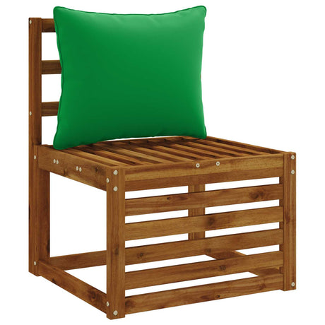 Vidaxl 1-delig rugkussen putten 100% polyester groen 50 x 40 x 15 cm