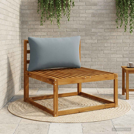 Vidaxl rugkussen putten 100% polyester blauw 70 x 40 x 15 cm