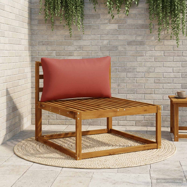 Vidaxl rugkussen putten 100% polyester rood 70 x 40 x 15 cm
