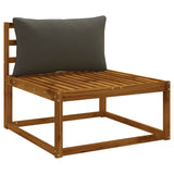 Vidaxl rugkussen putten 100% polyester antraciet 70 x 40 x 15 cm