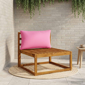 Vidaxl rugkussen putten 100% polyester roze 70 x 40 x 15 cm