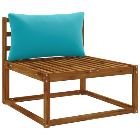 Vidaxl rugkussen putten 100% polyester turquoise 70 x 40 x 15 cm