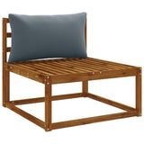 Vidaxl rugkussen putten 100% polyester blauw 80 x 40 x 15 cm