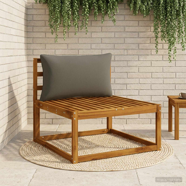 Vidaxl rugkussen putten 100% polyester antraciet 80 x 40 x 15 cm