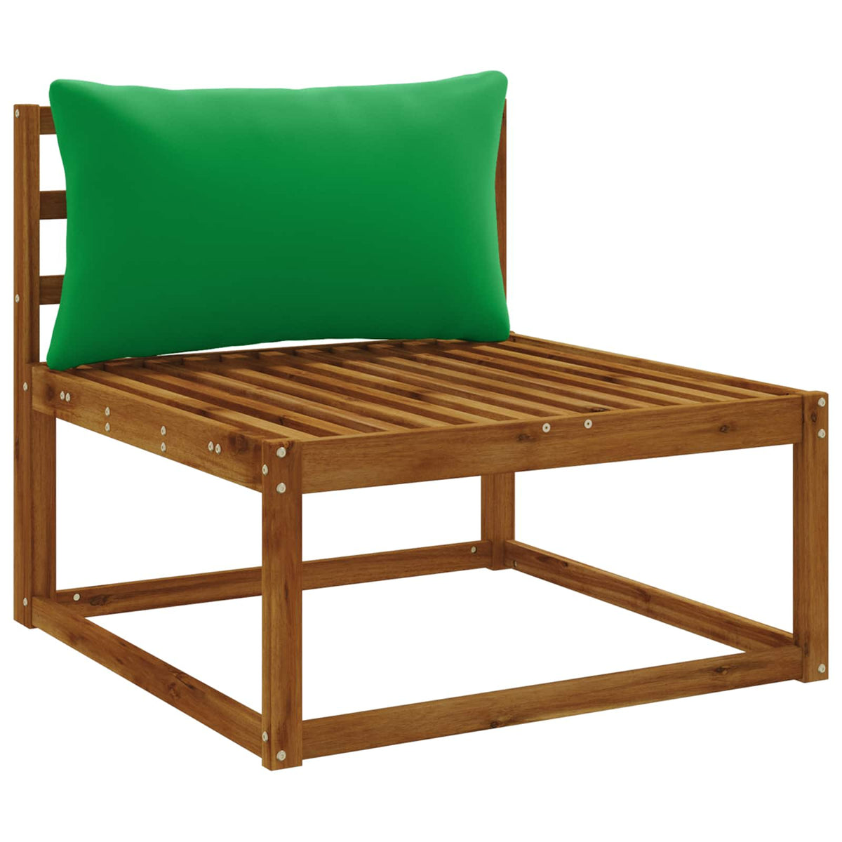 Vidaxl rugkussen putten 100% polyester groen 80 x 40 x 15 cm
