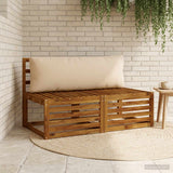 Vidaxl 1-delig rugkussen putten 100% polyester zand 120 x 40 x 15 cm