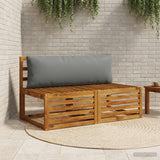 Vidaxl rugkussen putten 100% polyester antraciet 120 x 40 x 15 cm