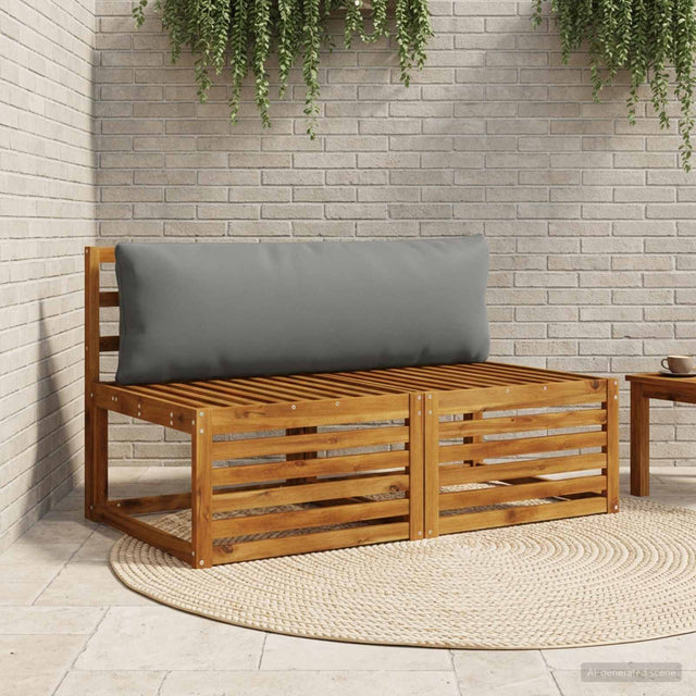Vidaxl rugkussen putten 100% polyester antraciet 120 x 40 x 15 cm