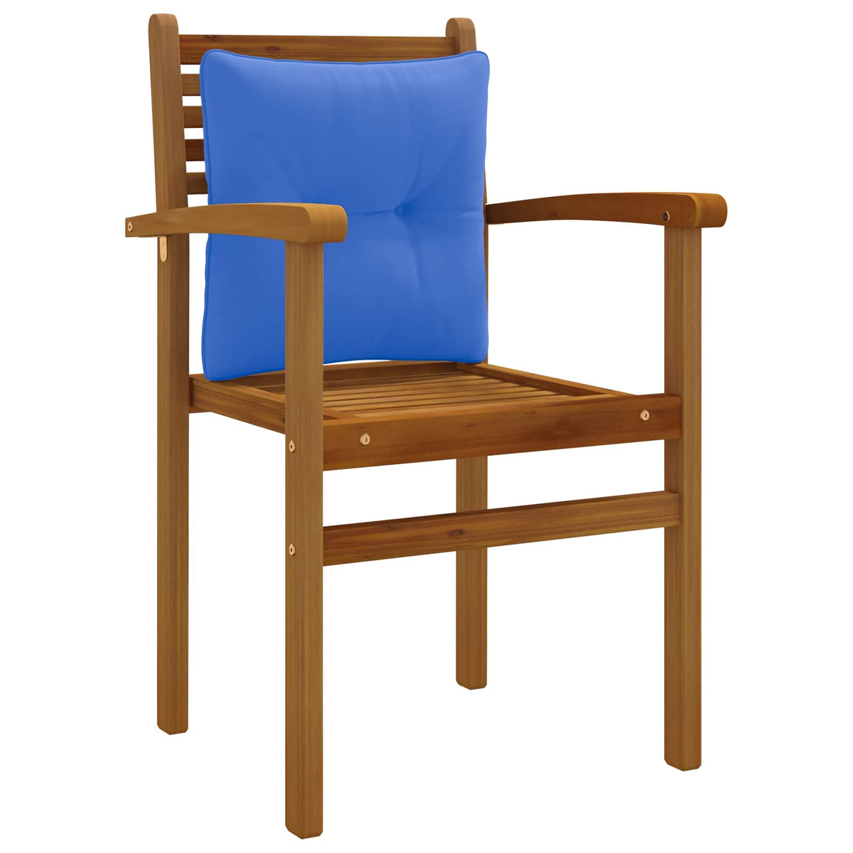 Vidaxl rugkussen putten 100% polyester koninklijk blauw